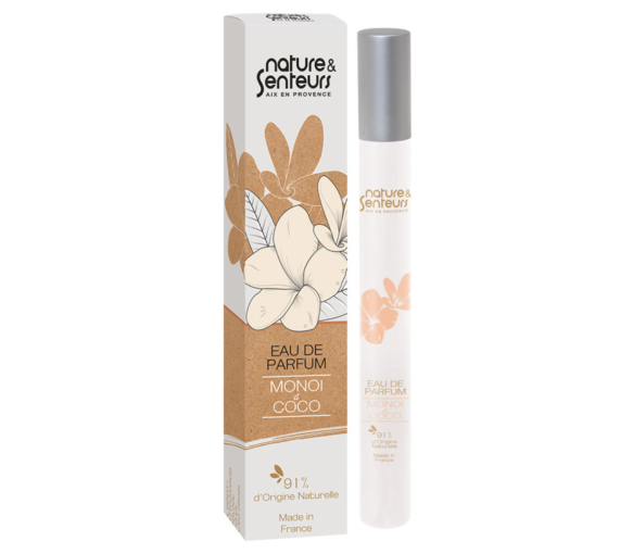 Eau de parfum monoi et coco Nature & senteurs - spray de 15ml