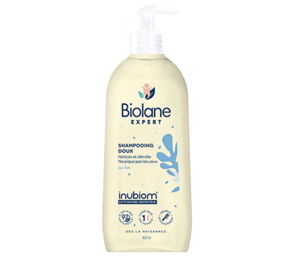 Shampooing doux Biolane - flacon-pompe de 350ml