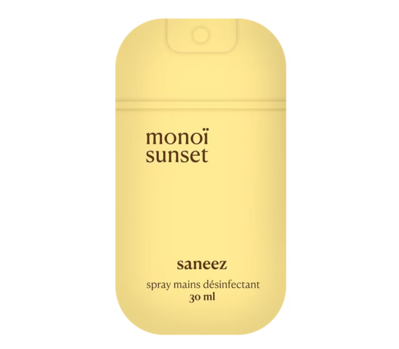 Spray désinfectant monoï sunset Saneez - spray de 30ml - image 1