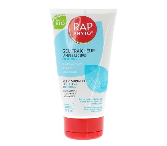 Gel fraicheur Rap Phyto jambes légères bio - tube de 150 ml