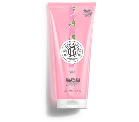 Douche douche bienfaisant rose Roger & Gallet - tube de 200 ml - image 1