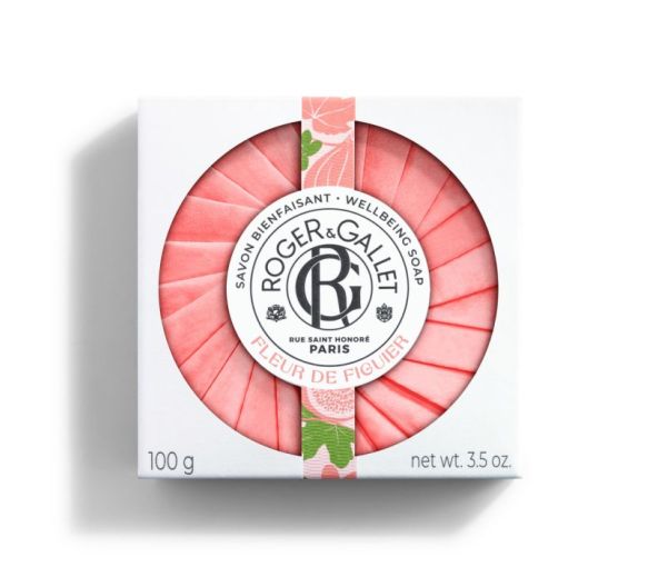Savon parfumé fleur de figuier Roger & Gallet - pain de 100 g - image 1