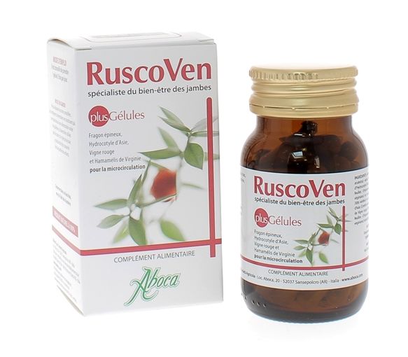 RuscoVen Plus Aboca - boite de 50 gélules