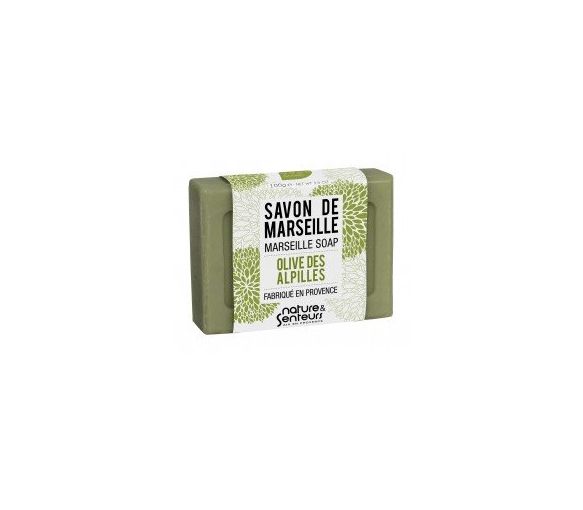 Savon de Marseille olive des alpilles Nature & Senteurs - pain de 100 g