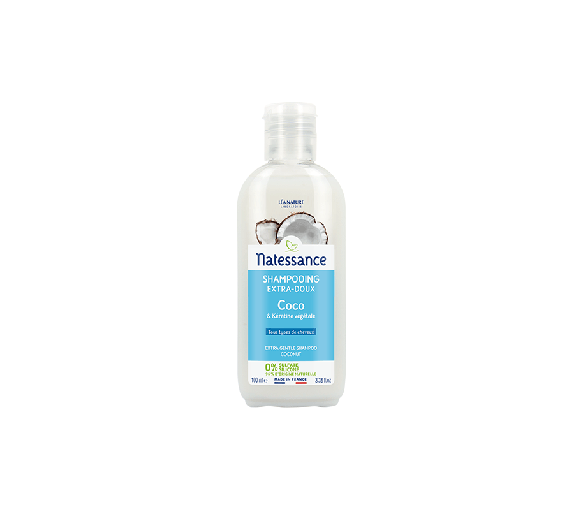 Shampooing extra-doux coco Natessance - flacon de 100ml
