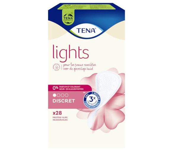 Lights Protège slip discret Tena - boite de 28 protèges slips
