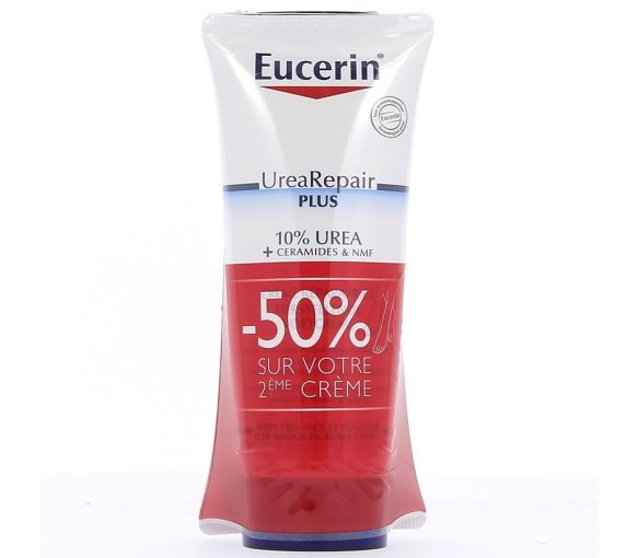 UreaRepair plus Crème pieds réparatrice Eucerin - Lot de 2 tubes de 100 ml