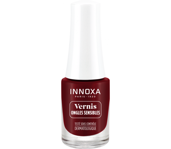Vernis à ongles hypoallergénique Rouge Opéra 402 Innoxa - flacon de 5 ml