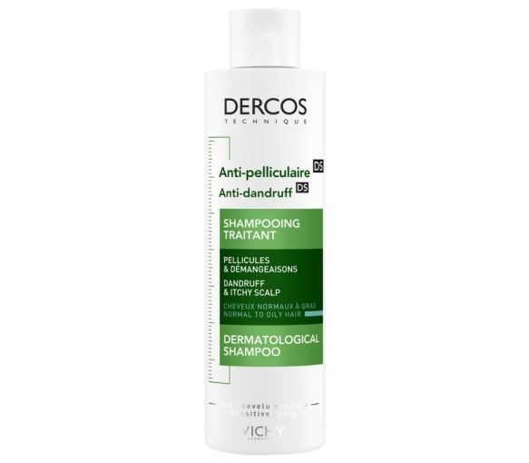 Dercos anti-pelliculaire shampooing traitant cheveux gras Vichy - tube de 200 ml - image 1