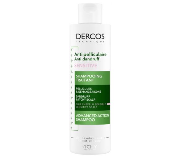 Dercos Anti-Pelliculaire sensitive shampooing traitant Vichy - flacon de 200 ml - image 1