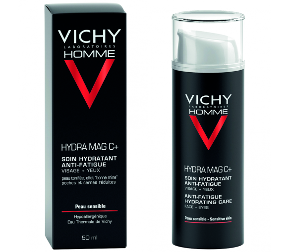 Hydra mag C+ soin hydratant anti-fatigue visage et yeux Vichy homme - flacon de 50 ml - image 1