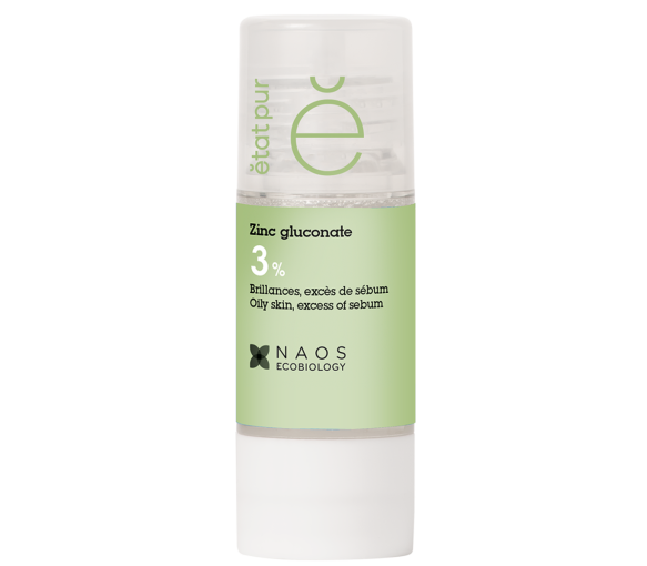 Zinc gluconate 3% brillance et excès de sébum Etat Pur - flacon de 15ml - image 1