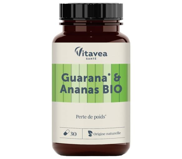 Guarana & Ananas BIO Vitavea - pot de 30 comprimés