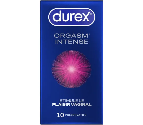 Préservatifs Orgasm'Intense Durex - boîte de 10 préservatifs - image 1