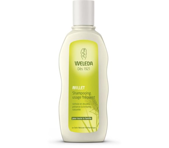 Shampooing usage fréquent au millet Weleda - tube de 190 ml - image 1