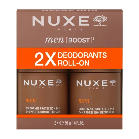 Men boost déodorant protection Nuxe - lot de 2 roll-on de 50ml
