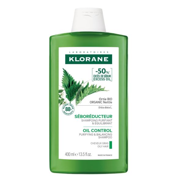 Shampoing séborégulateur cheveux gras à l'Ortie bio Klorane
