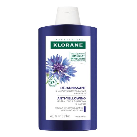 Shampooing déjaunissant Centaurée bio Klorane