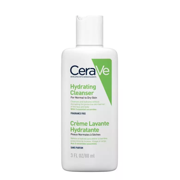 Crème lavante hydratante CeraVe - flacon de 88ml