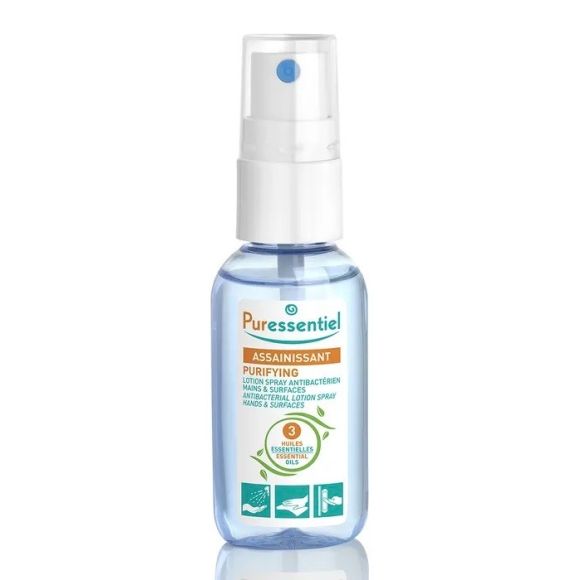 Assainissant Spray antibactérien mains et surfaces Puressentiel