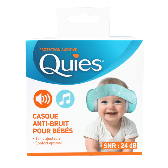 Casque anti-bruit pour bébés Quies - un casque 