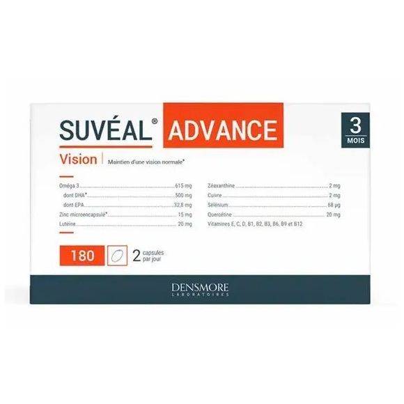 Suvéal Advance vision Densmore - boite de 180 capsules