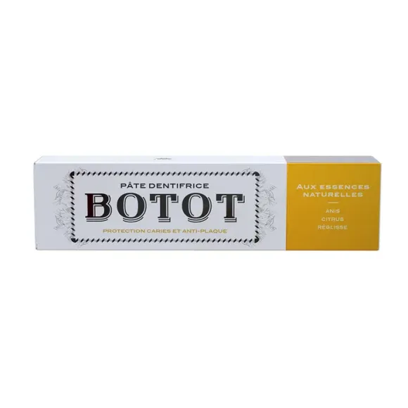 Pâte dentifrice Anis Citrus Réglisse Botot - tube de 75 ml