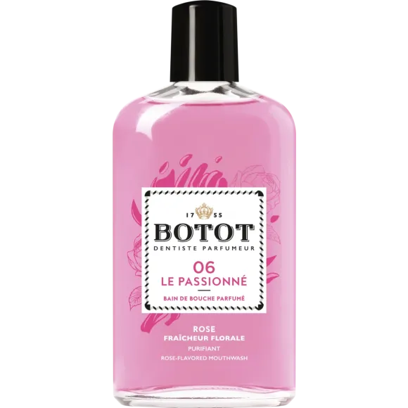 Bain de bouche parfumé Rose Le Passionné Botot - flacon de 250ml