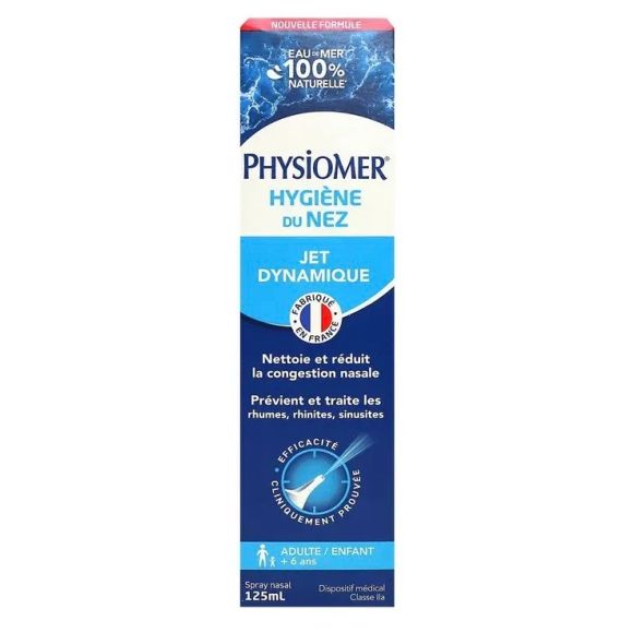Physiomer hygiène du nez jet dynamique - spray de 125ml