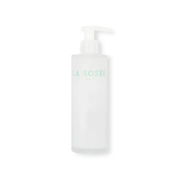 Flacon gel nettoyant en verre La Rosée - flacon-pompe de 200ml