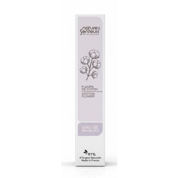 Eau de parfum fleurs de coton Nature & Senteurs - spray de 15ml