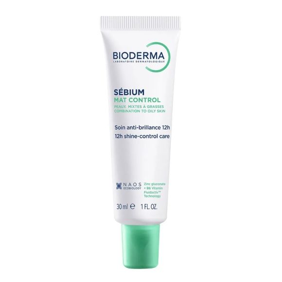 Sébium mat control soin anti-brillance 12h Bioderma - tube de 30ml