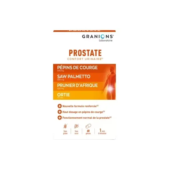 Granions prostate - boite de 40 gélules