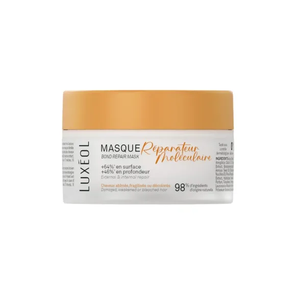 Masque réparateur moléculaire Luxéol - pot de 200ml