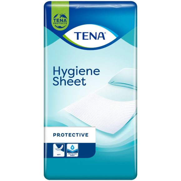 Protège-drap 80x140cm Tena - paquet de 100 protections 