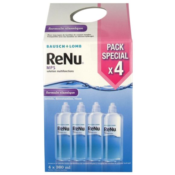 ReNu MPS Solution multifonctions formule classique Bausch Lomb