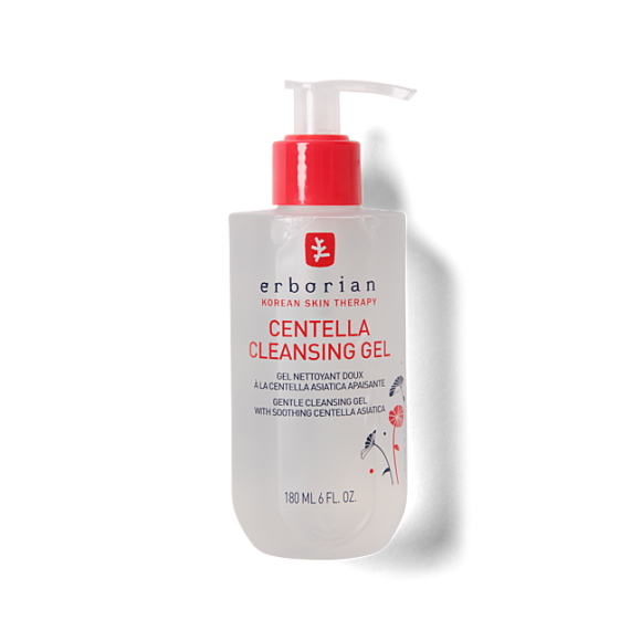 Centella Cleansing gel nettoyant doux Erborian - flacon-pompe de 180ml