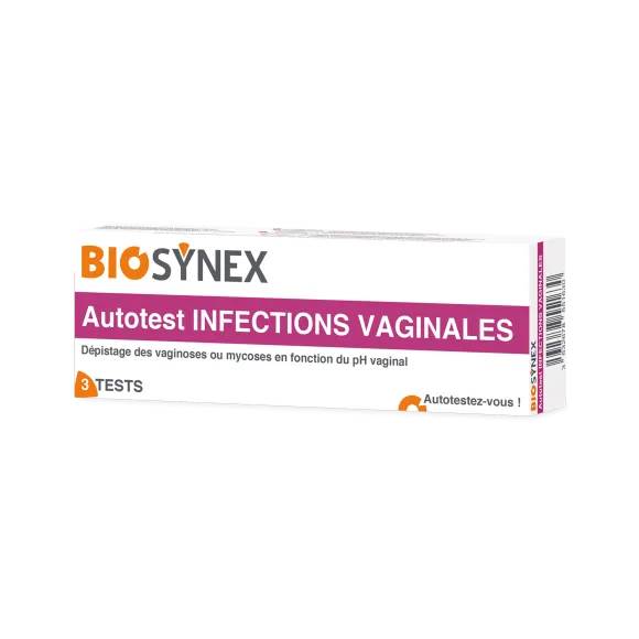 Autotest infections vaginales Biosynex - boîte de 3 tests