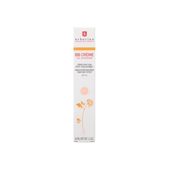 BB Crème au Ginseng teinte clair Erborian - tube de 40 ml