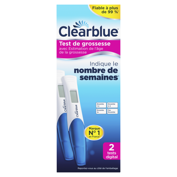Clearblue digital test de grossesse