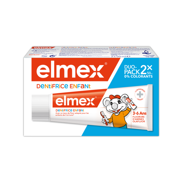 Dentifrice enfant 3-6 ans Elmex