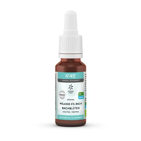 Fleurs de Bach N°45 Minceur bio Lemon Pharma - flacon de 20ml