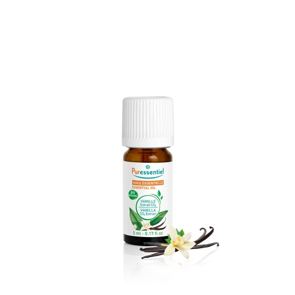 Huile essentielle de vanille extrait CO₂ bio Puressentiel - flacon de 5ml