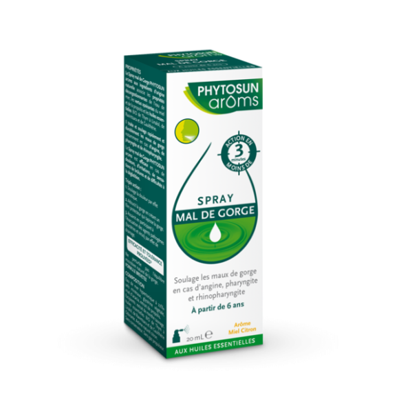 Spray mal de gorge Phytosun Arôms - flacon de 20 ml