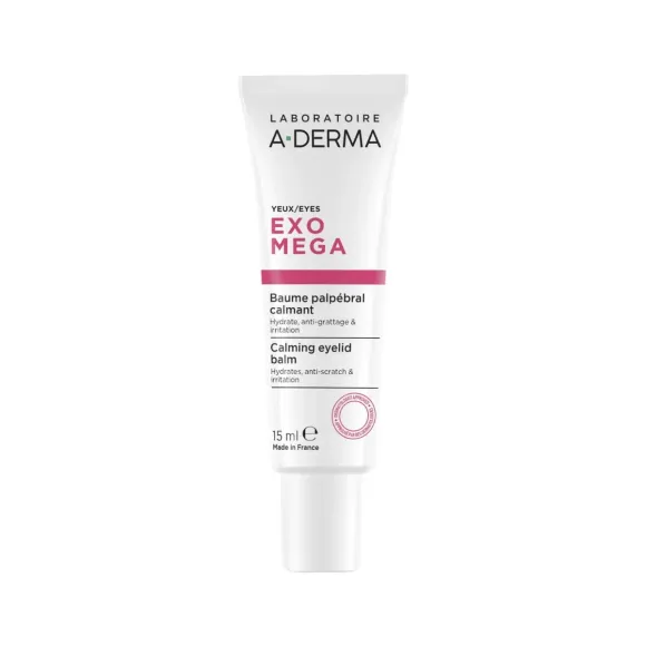Exomega baume palpébral calmant A-Derma - tube de 15ml